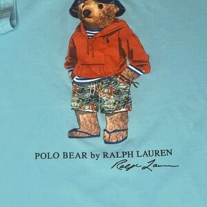 Big Boys Polo by Ralph Lauren Aqua Tee